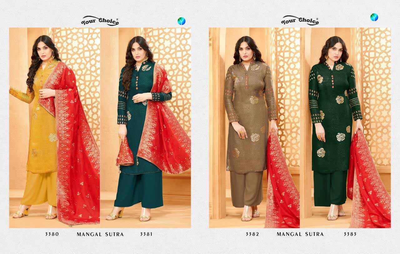 Your Choice Mangal Sutra Viscose Salwar Suit Your Choice Mangal Sutra Viscose Salwar Suit